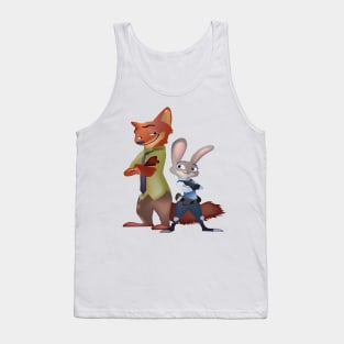 dumb bunny sly fox Tank Top